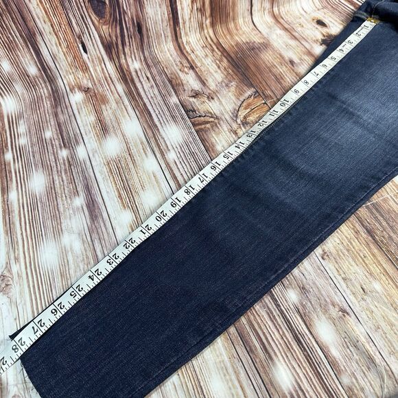 Judy Blue SKINNY FIT Juniors Size 9/29 Mid Rise Raw Hem Jeans Denim Pants 29x28 - Picture 9 of 12